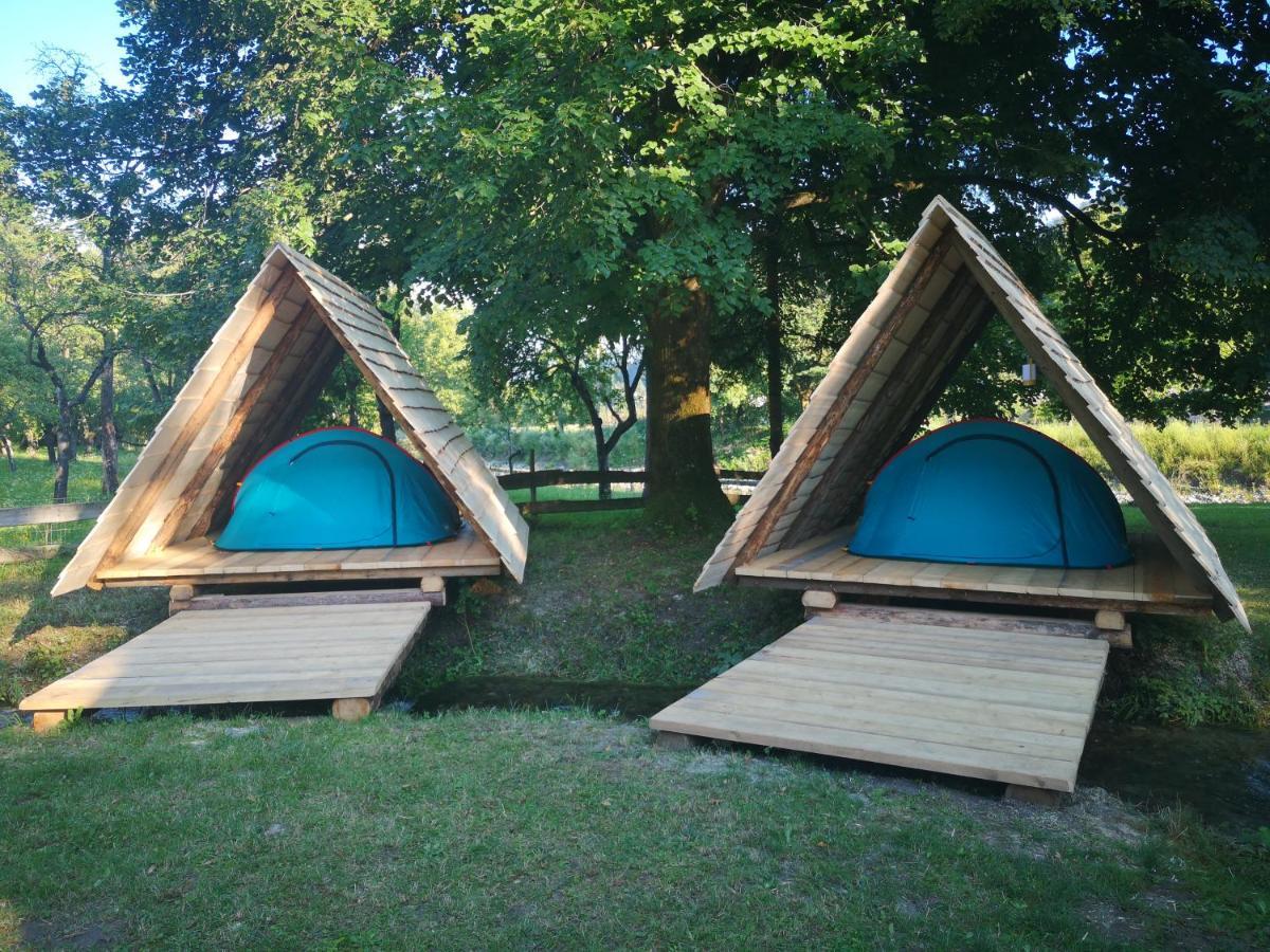 Kamp Na Otoku - Ljubno Ob Savinji Hotel Екстериор снимка