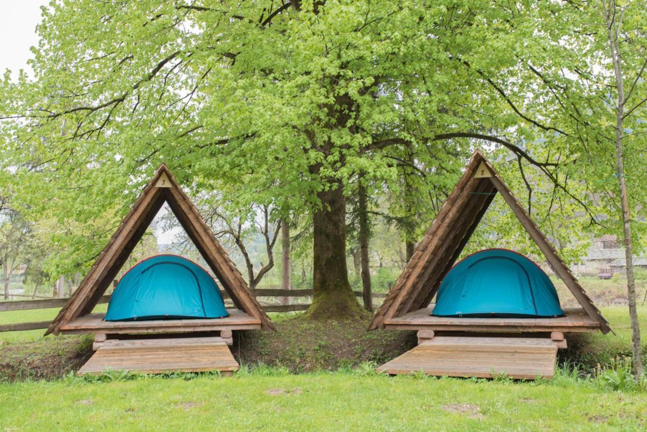 Kamp Na Otoku - Ljubno Ob Savinji Hotel Екстериор снимка
